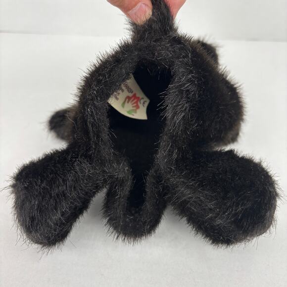 Folkmanis Baby Black Bear Hand Puppet Plush 9 Inch Full Body Small Realistic - Picture 7 of 11